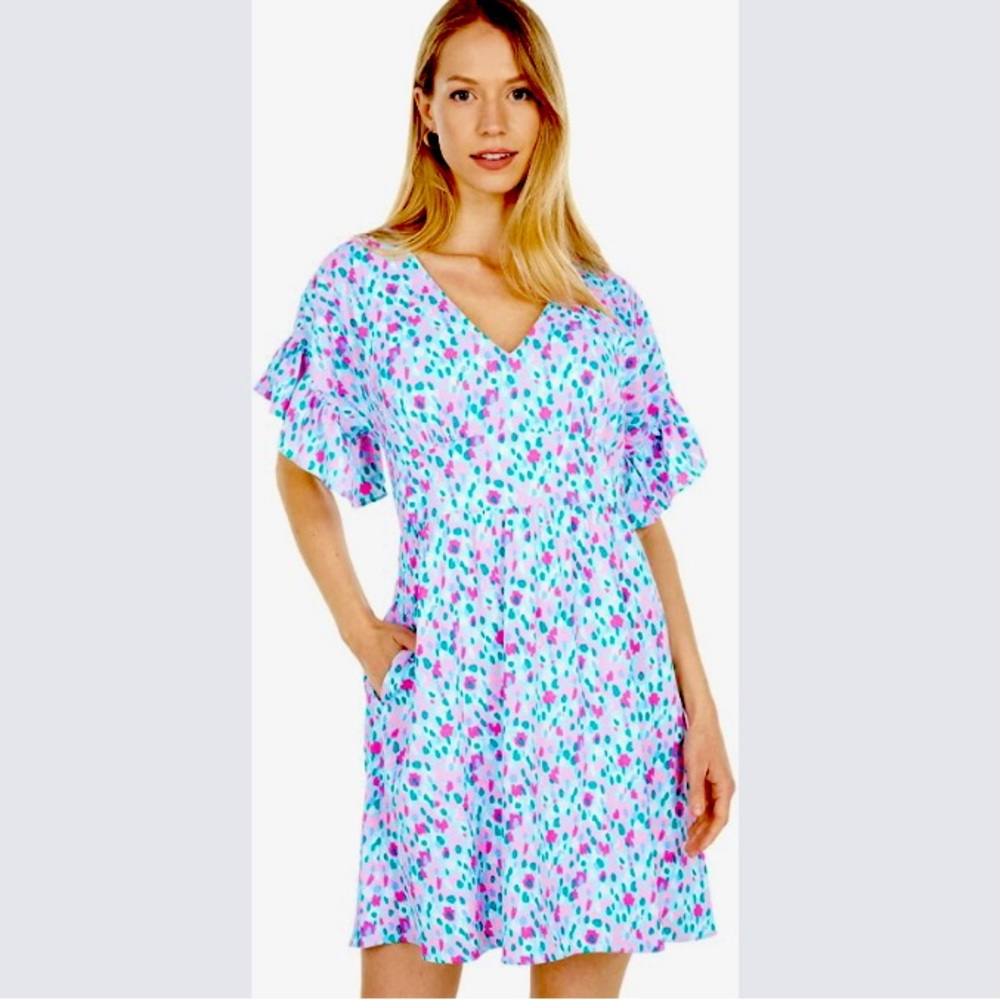 LILLY PULITZER BLAIRE STRETCH DRESS, NWT SIZE 0